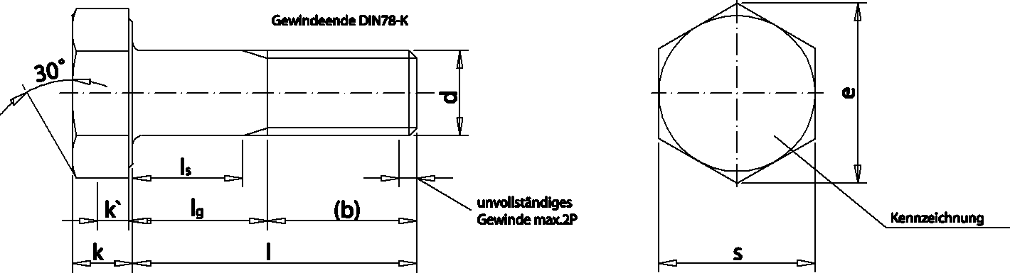 TOOLCRAFT 146642 Viti Esagonali HV M24 165 Mm Esagonale DIN 14399 Acciaio 1 Pz 146642 - Foto 2